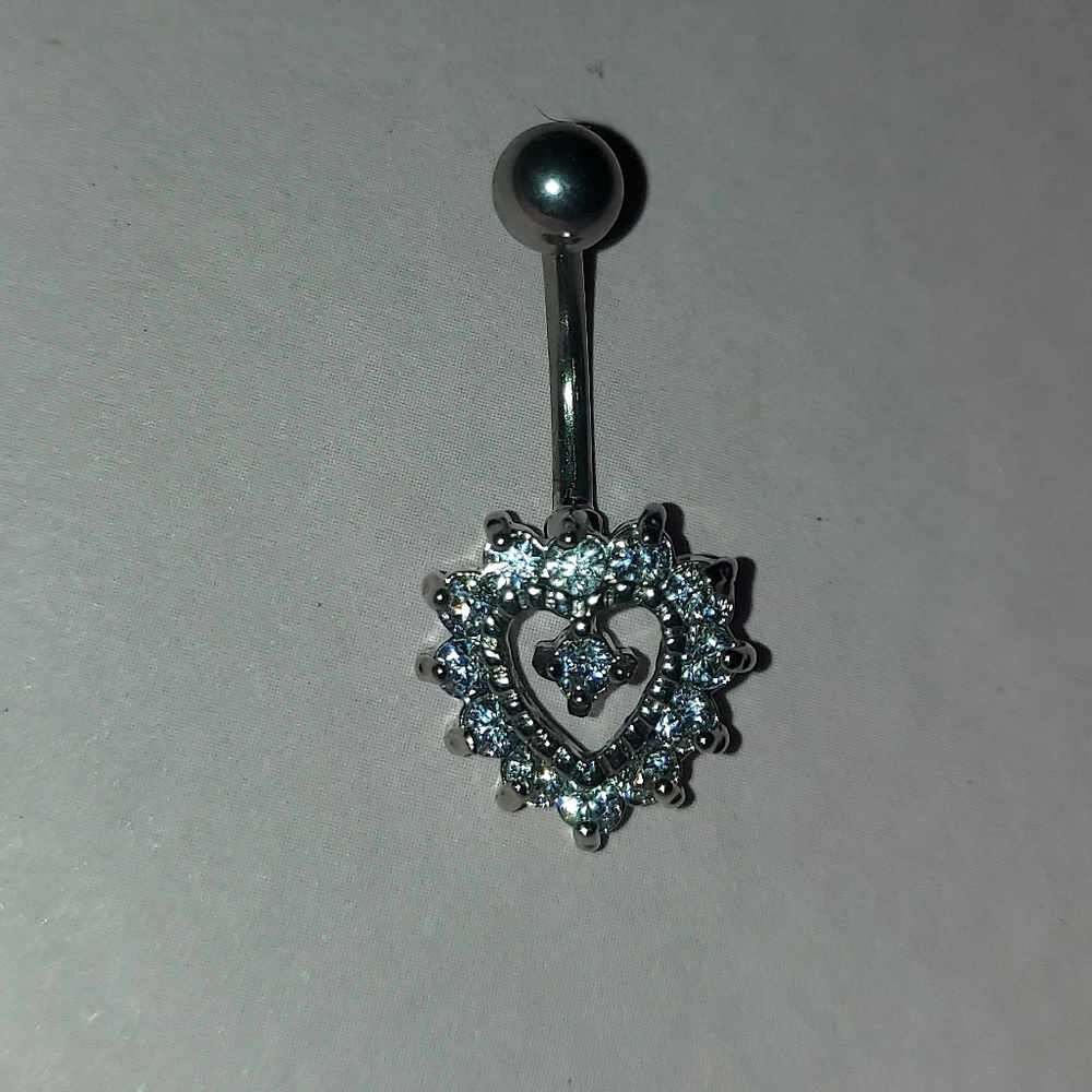 Navel piercing brand new stainless steel 14g